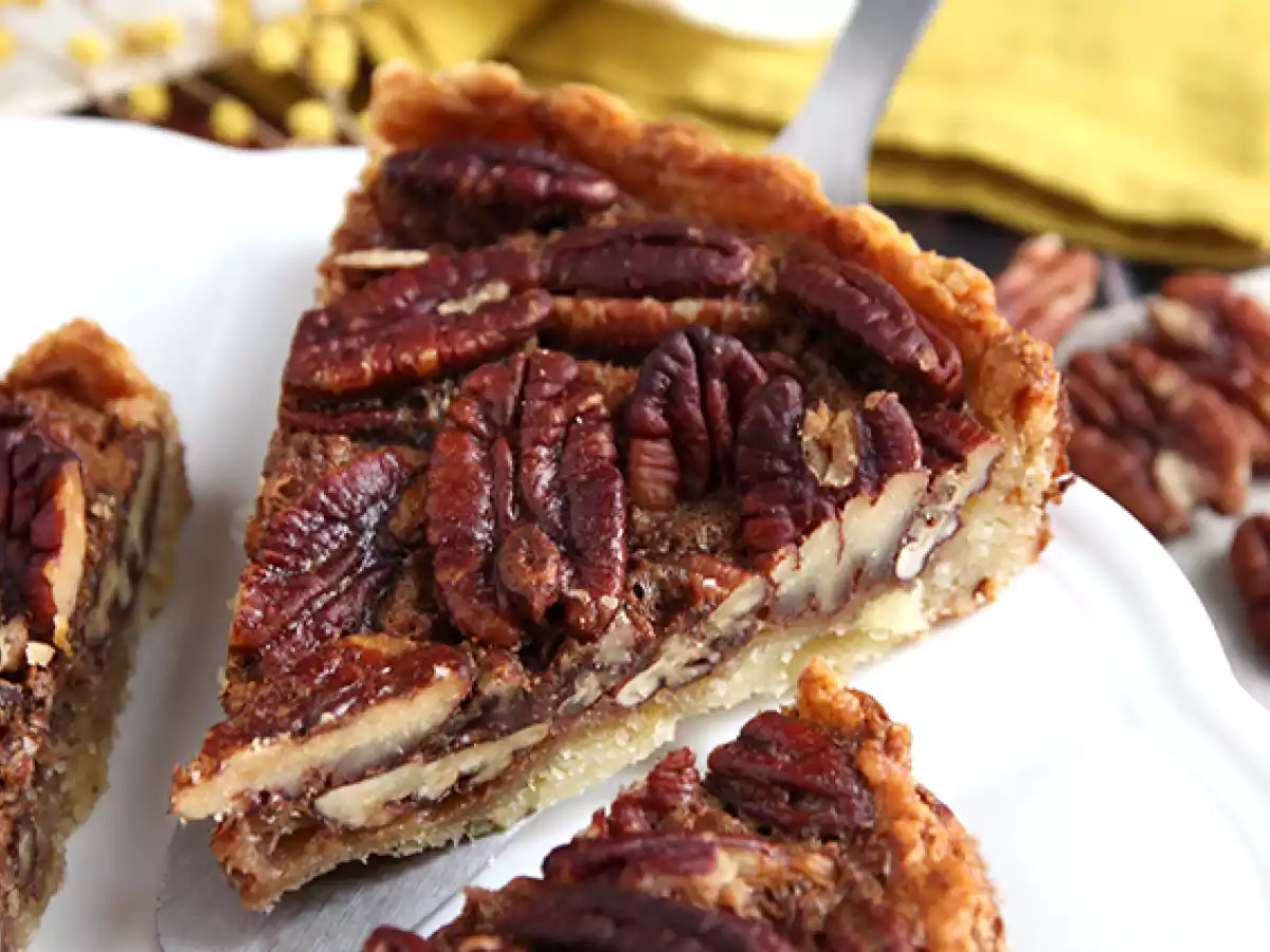 Tarte à la noix de pécan - Pecan pie - photo 3