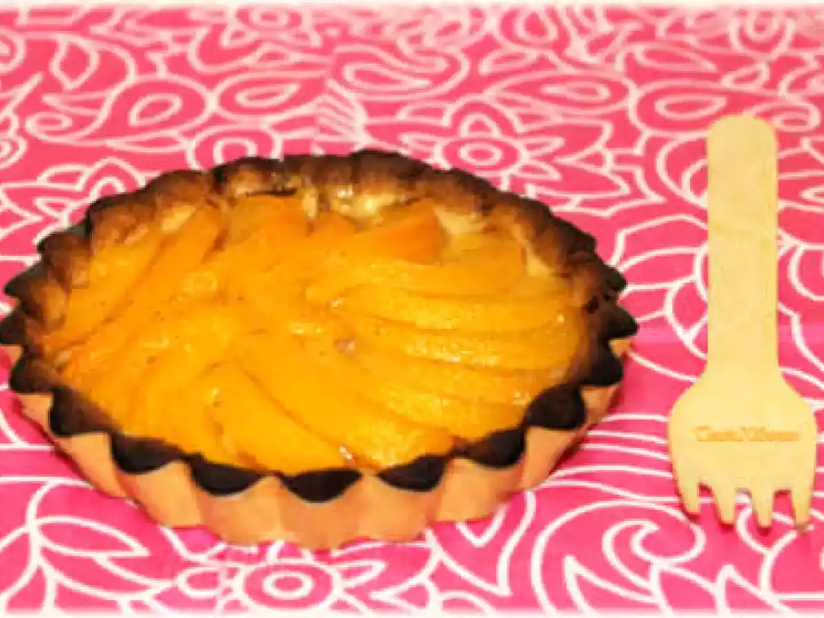 Tarte à la pêche et palet breton saveur noisette - photo 2