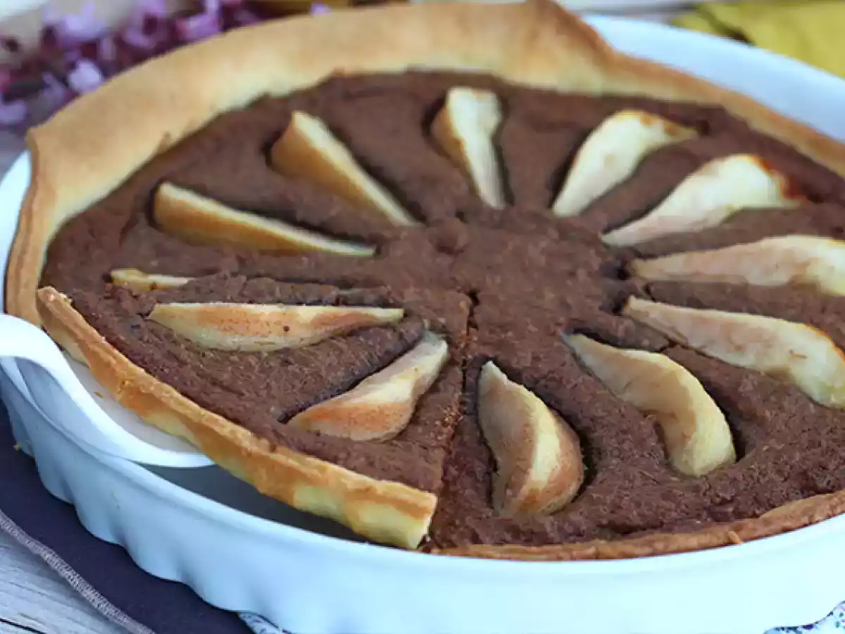 Tarte à la poire et au chocolat - photo 5
