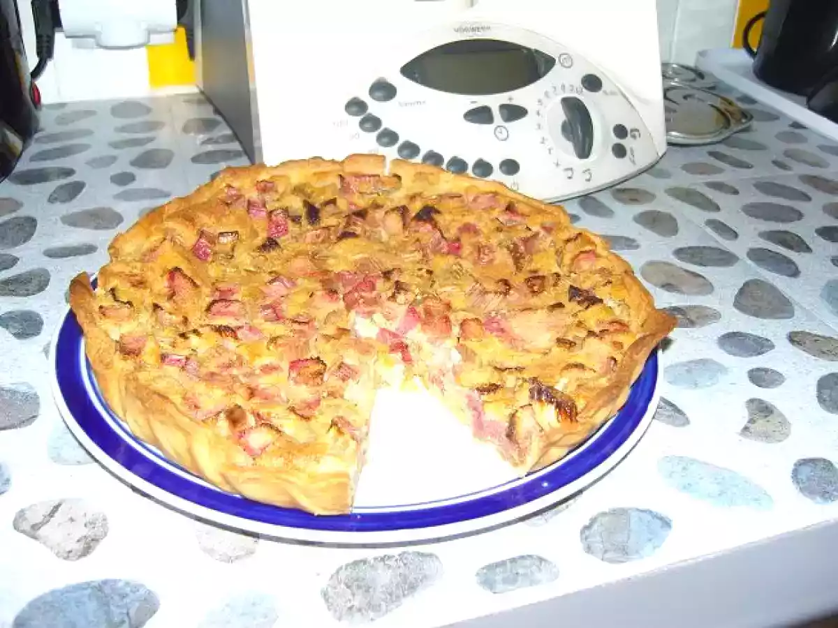 Tarte à la Rhubarbe des Ardennes
