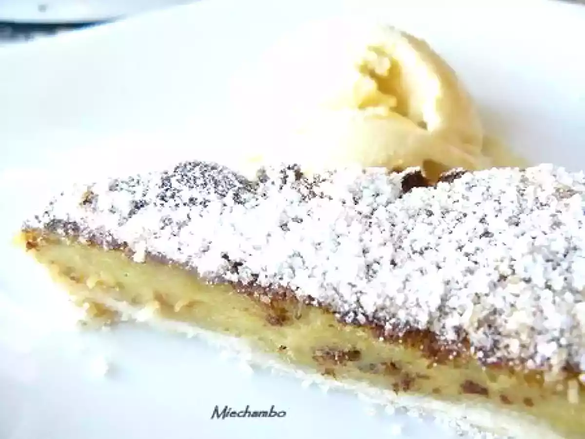Tarte à la rhubarbe et à la crème d'amandes, pâte à tarte rapide