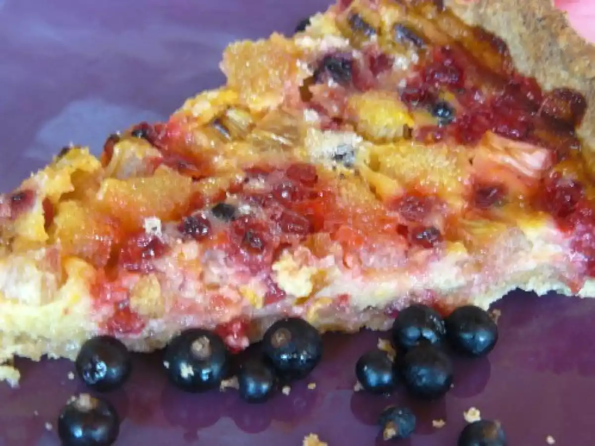 Tarte à la rhubarbe et aux fruits des bois - photo 2