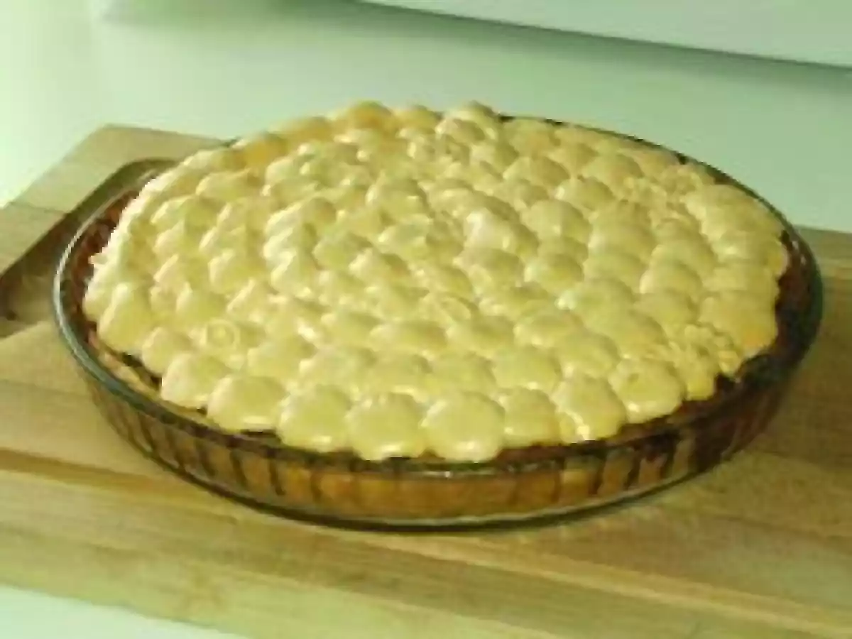 Tarte à la rhubarbe meringuée alsacienne - photo 3