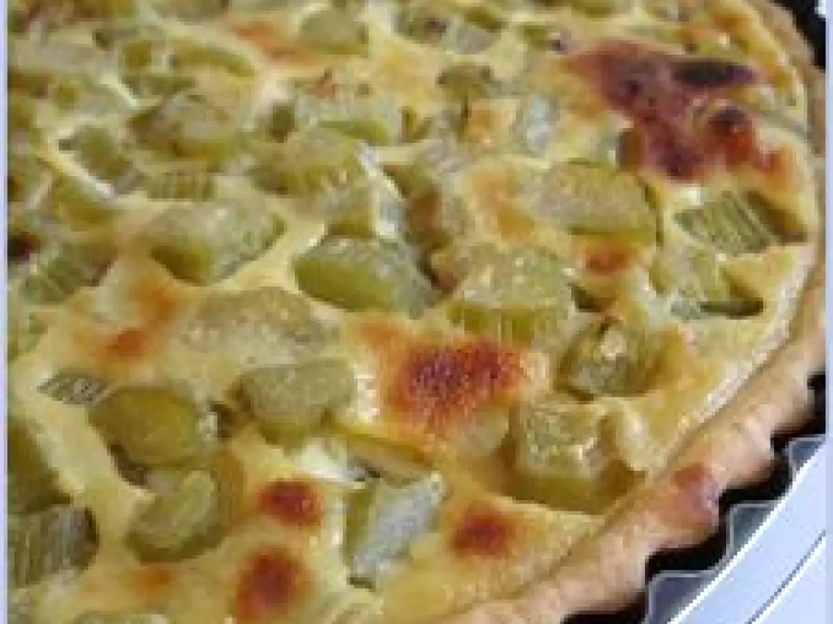 Tarte à la rhubarbe, simple, légère et extra !