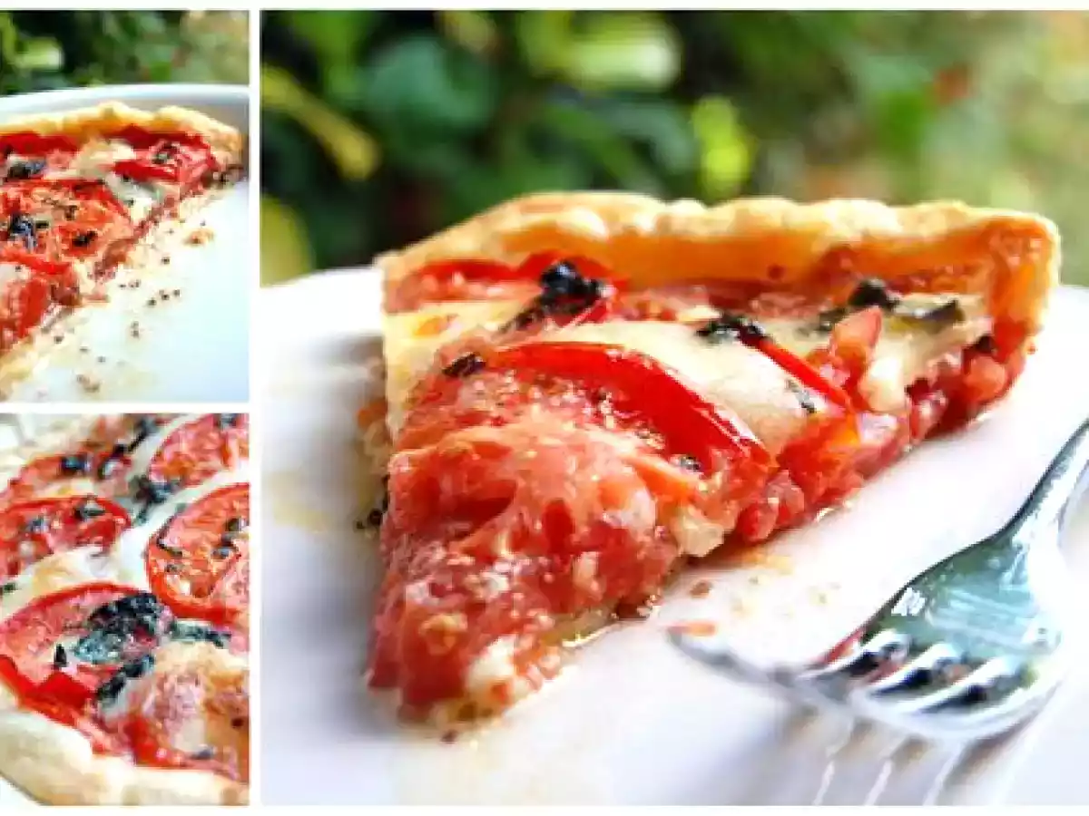 Tarte à la tomate, basilic & mozzarella - photo 3