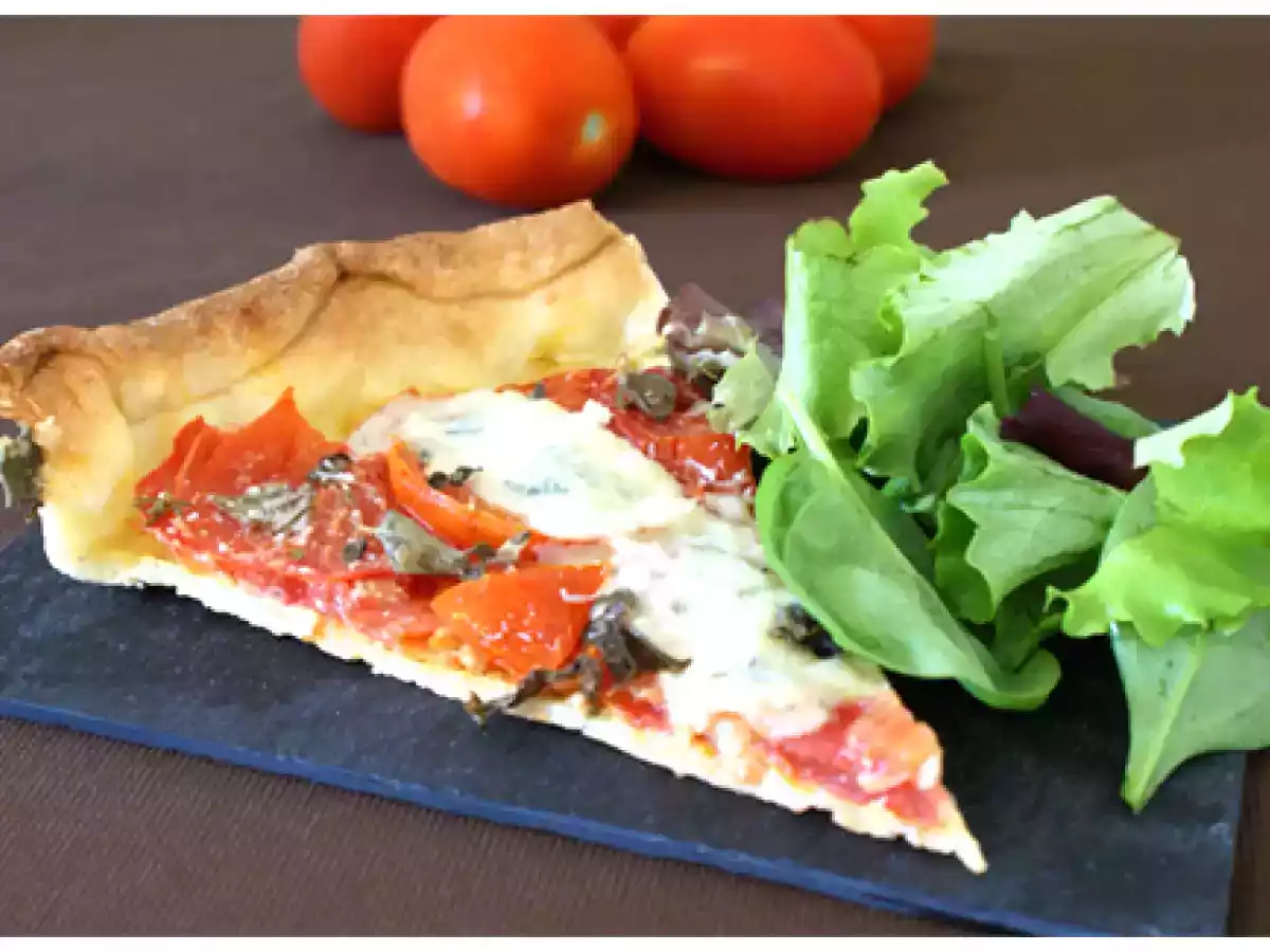 Tarte à la tomate, parmesan et balsamique - photo 3