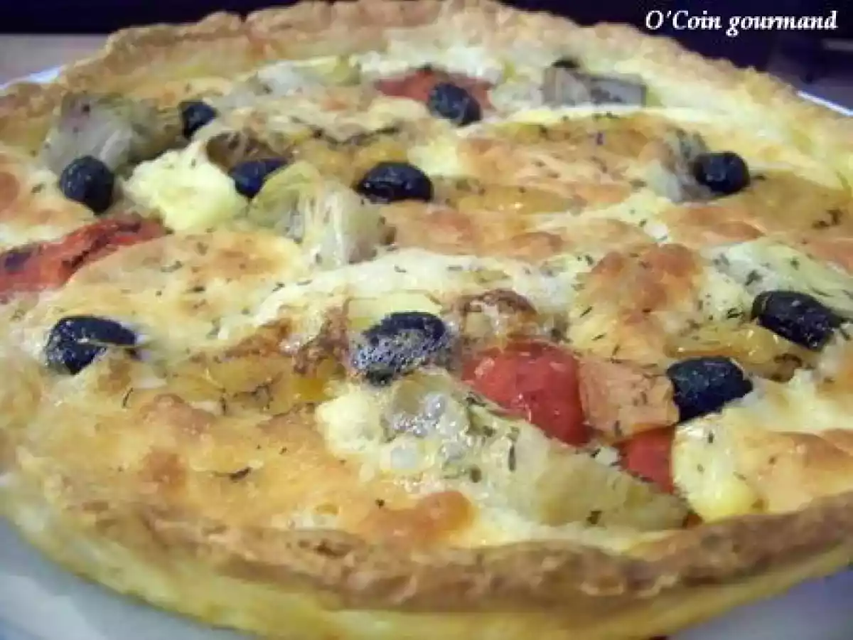 Tarte affumicata' Poivrons et Artichauts