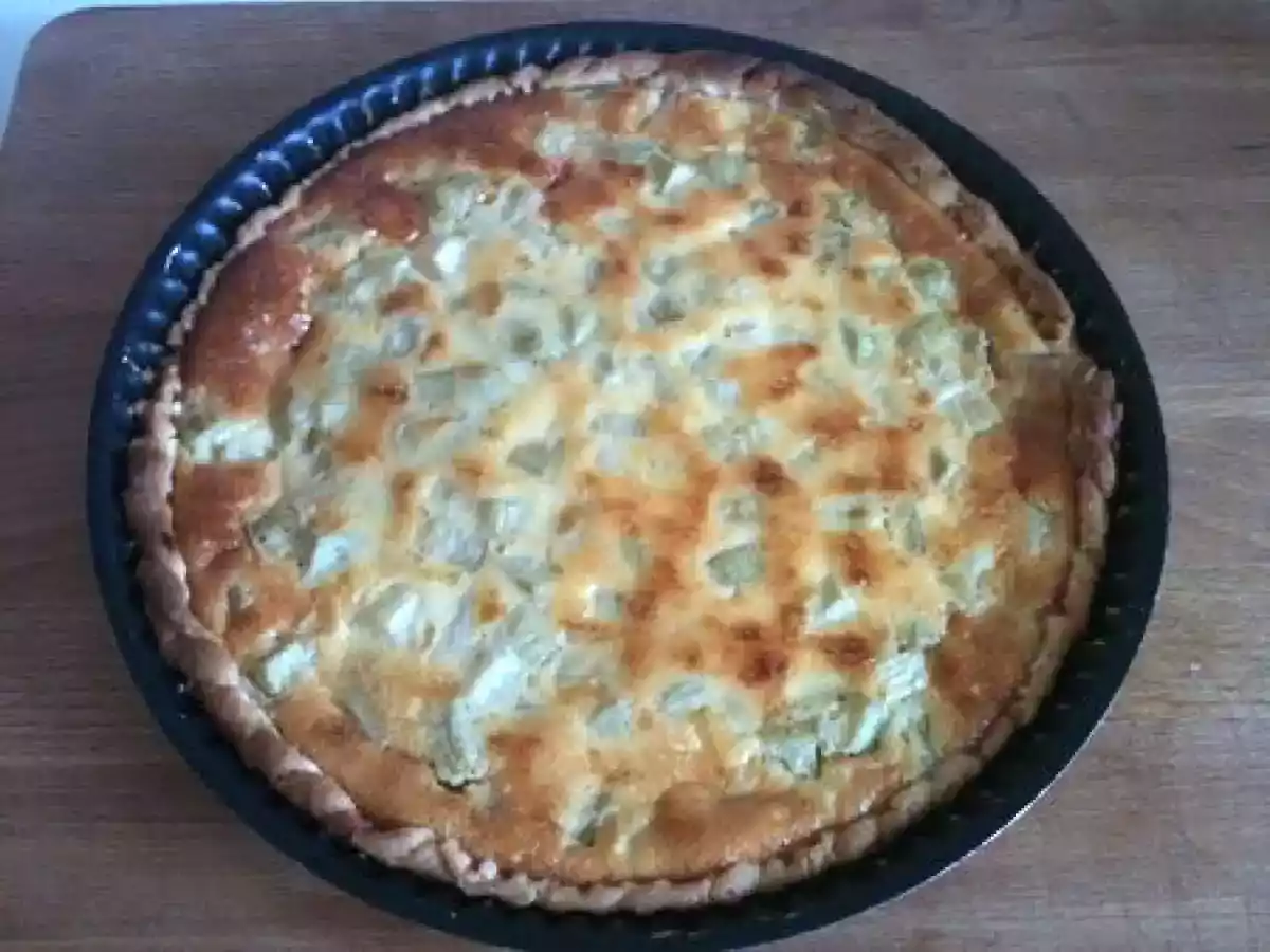 Tarte alsacienne à la rhubarbe pour diabétiques