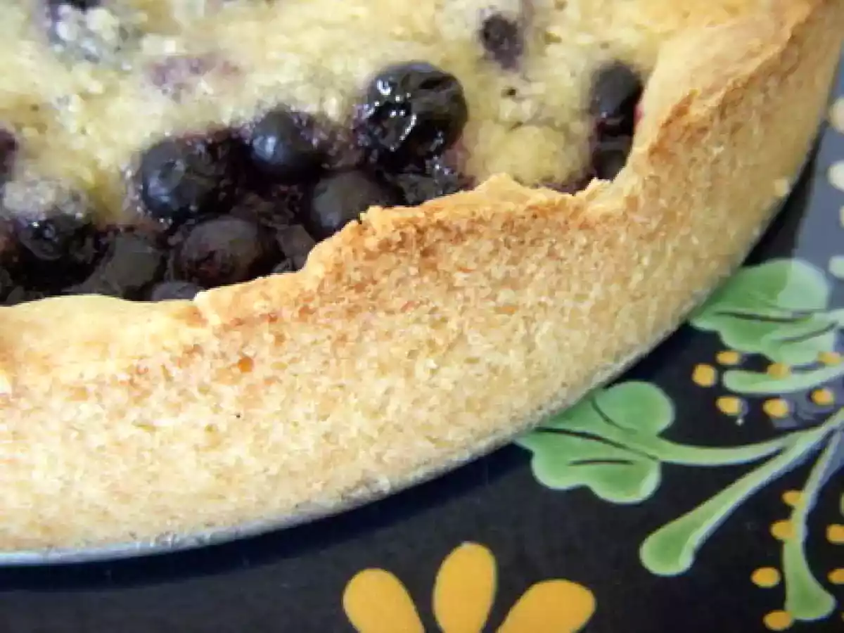 Tarte amandine aux cassis