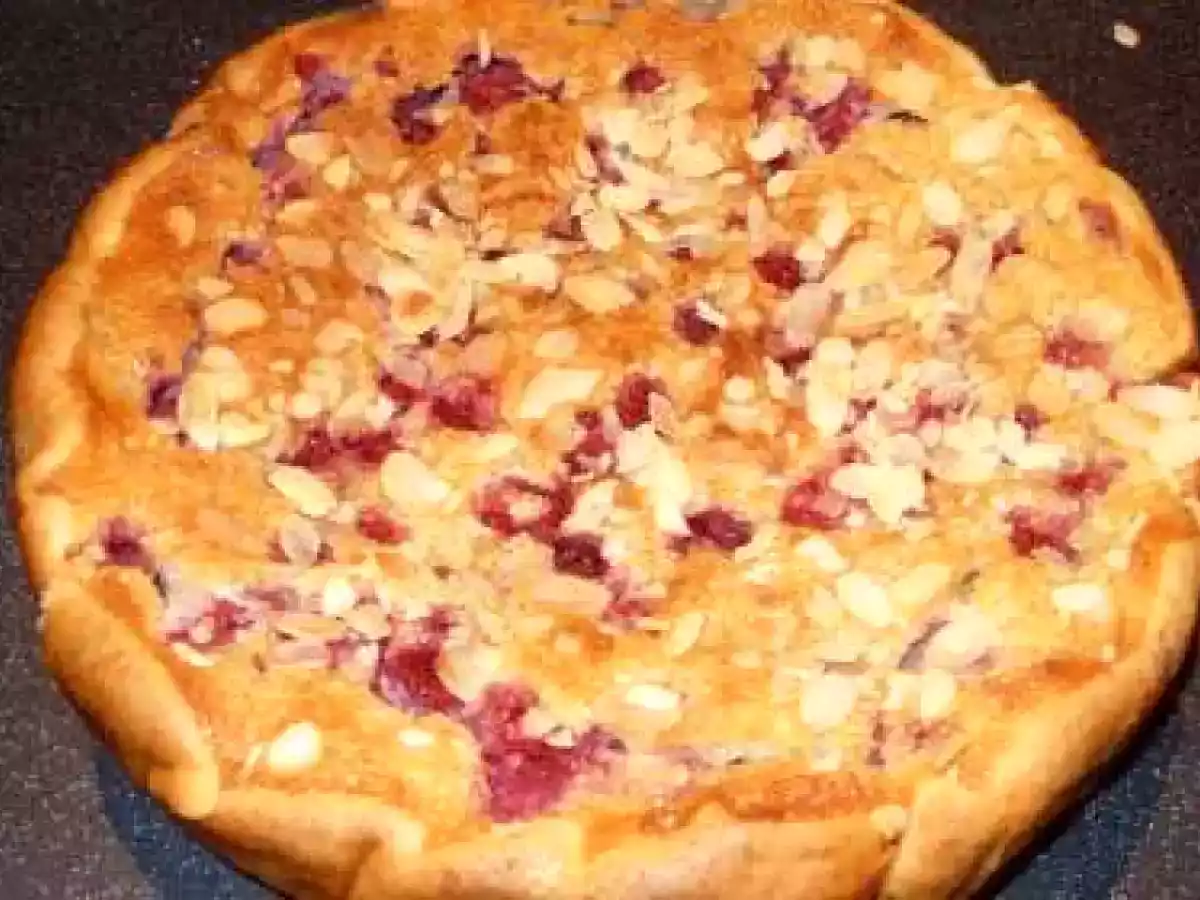 Tarte amandine aux framboises
