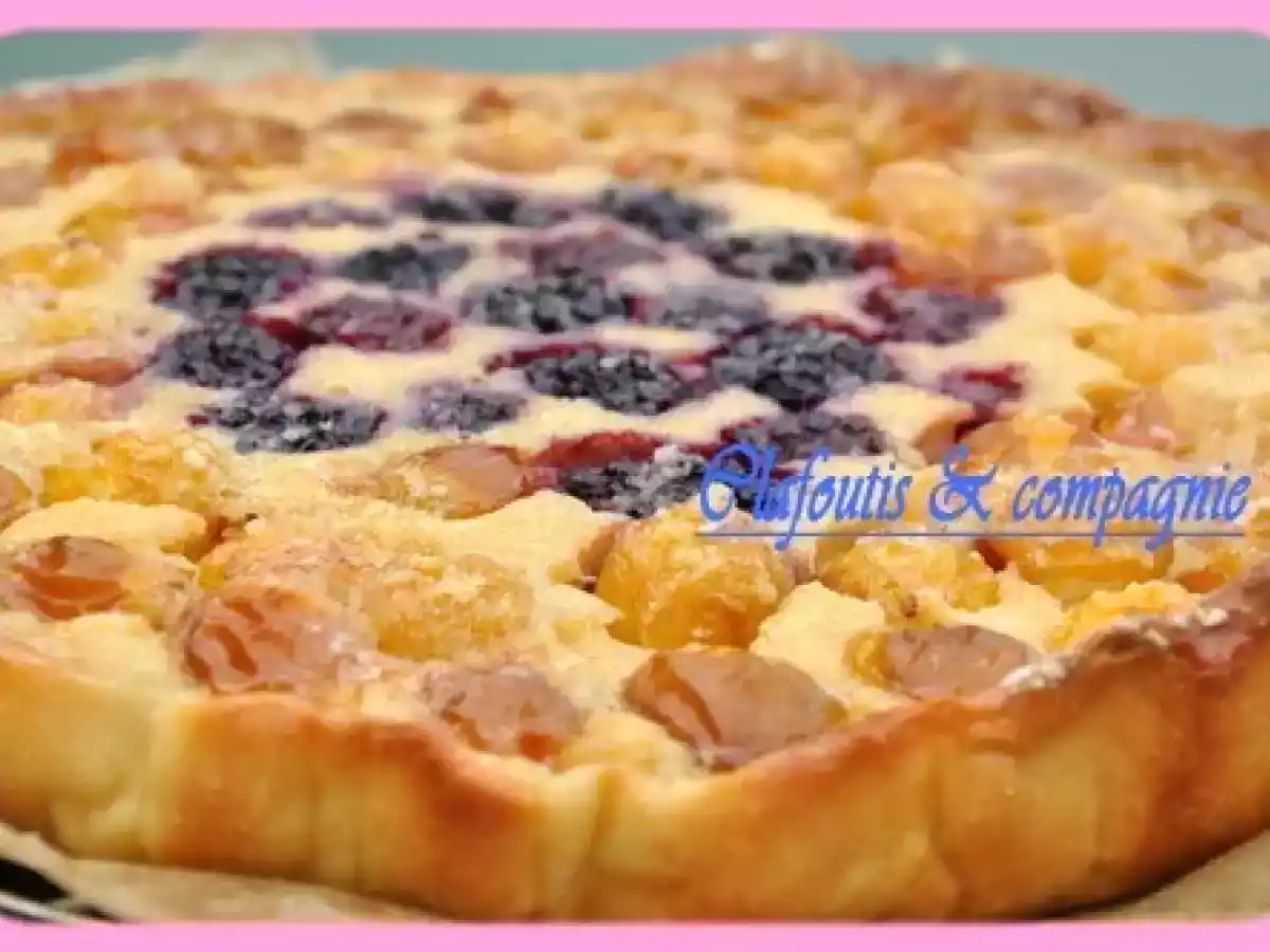 Tarte Amandine aux Mirabelles & Mûres