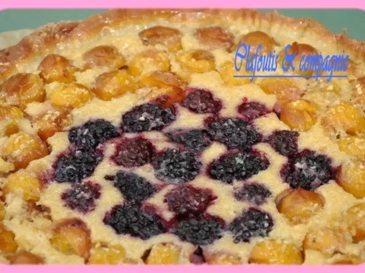 Tarte Amandine aux Mirabelles & Mûres - photo 3