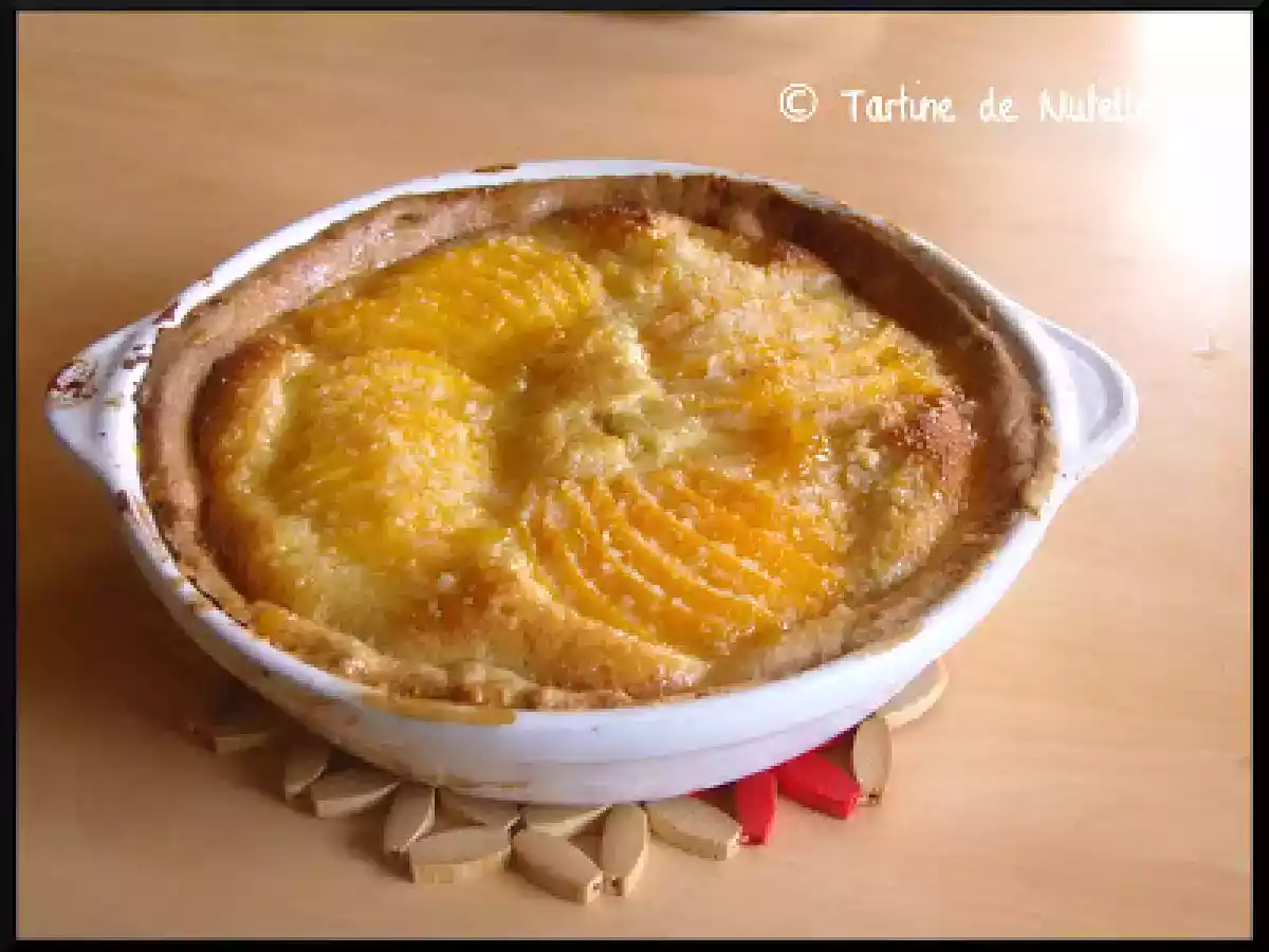 Tarte amandine aux pêches - photo 3