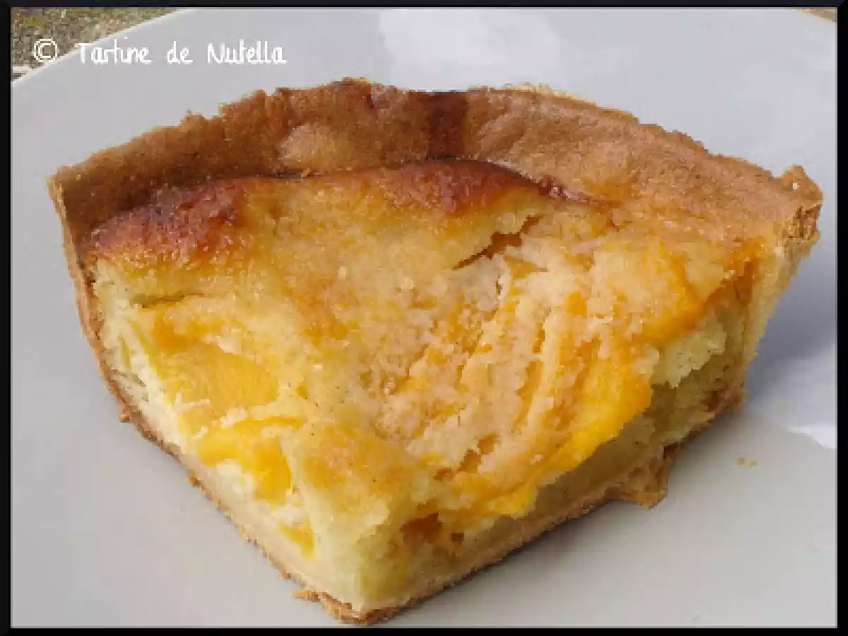 Tarte amandine aux pêches - photo 4
