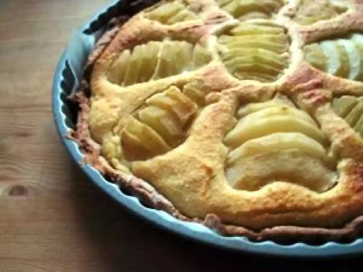 Tarte amandine aux poires