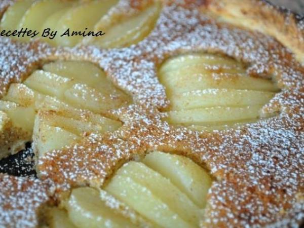 Tarte Amandine aux poires