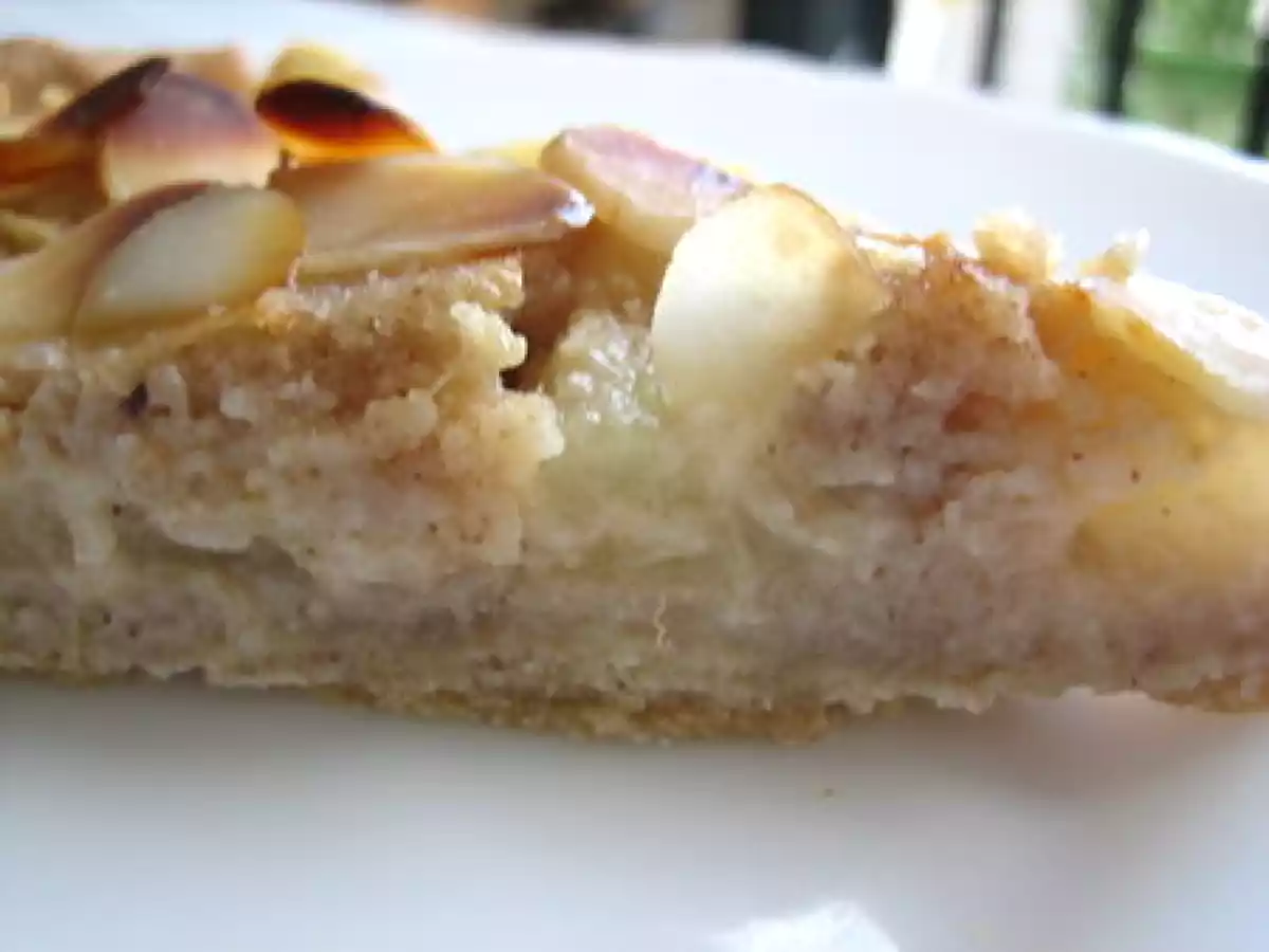 TARTE AMANDINE AUX POIRES (vegan) - photo 2