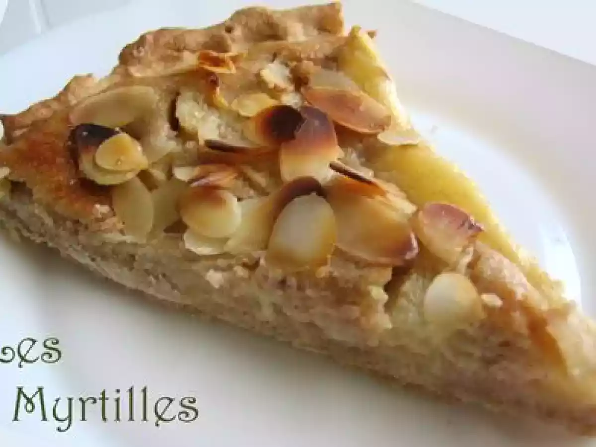 TARTE AMANDINE AUX POIRES (vegan) - photo 3