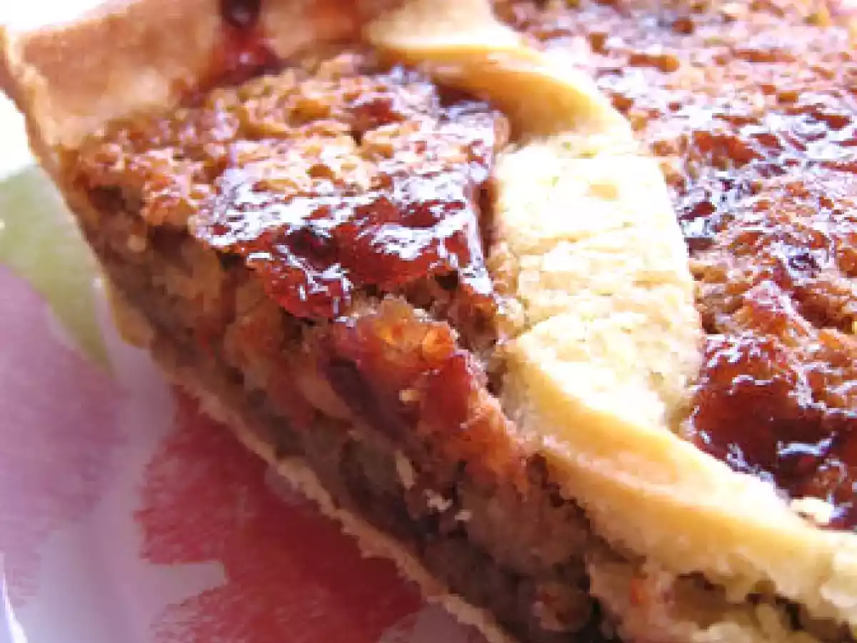 Tarte amandine et confiture de mûres