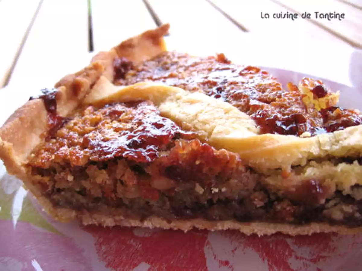 Tarte amandine et confiture de mûres - photo 2