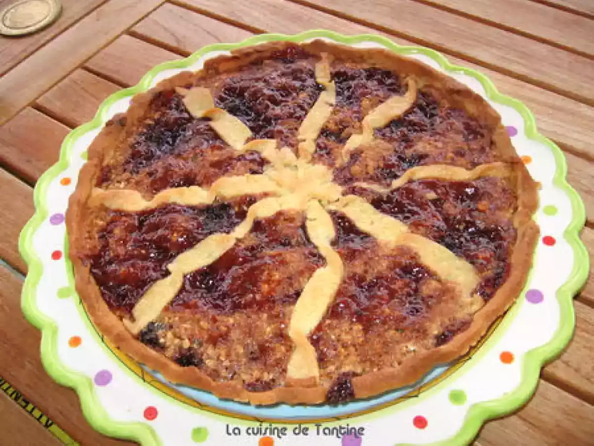Tarte amandine et confiture de mûres - photo 3