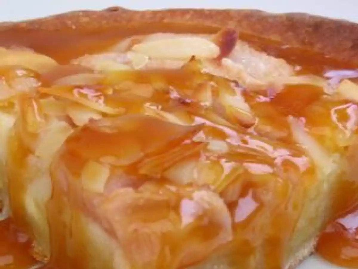 Tarte Amandine Poire, chocolat blanc et sa Sauce Caramel - photo 4