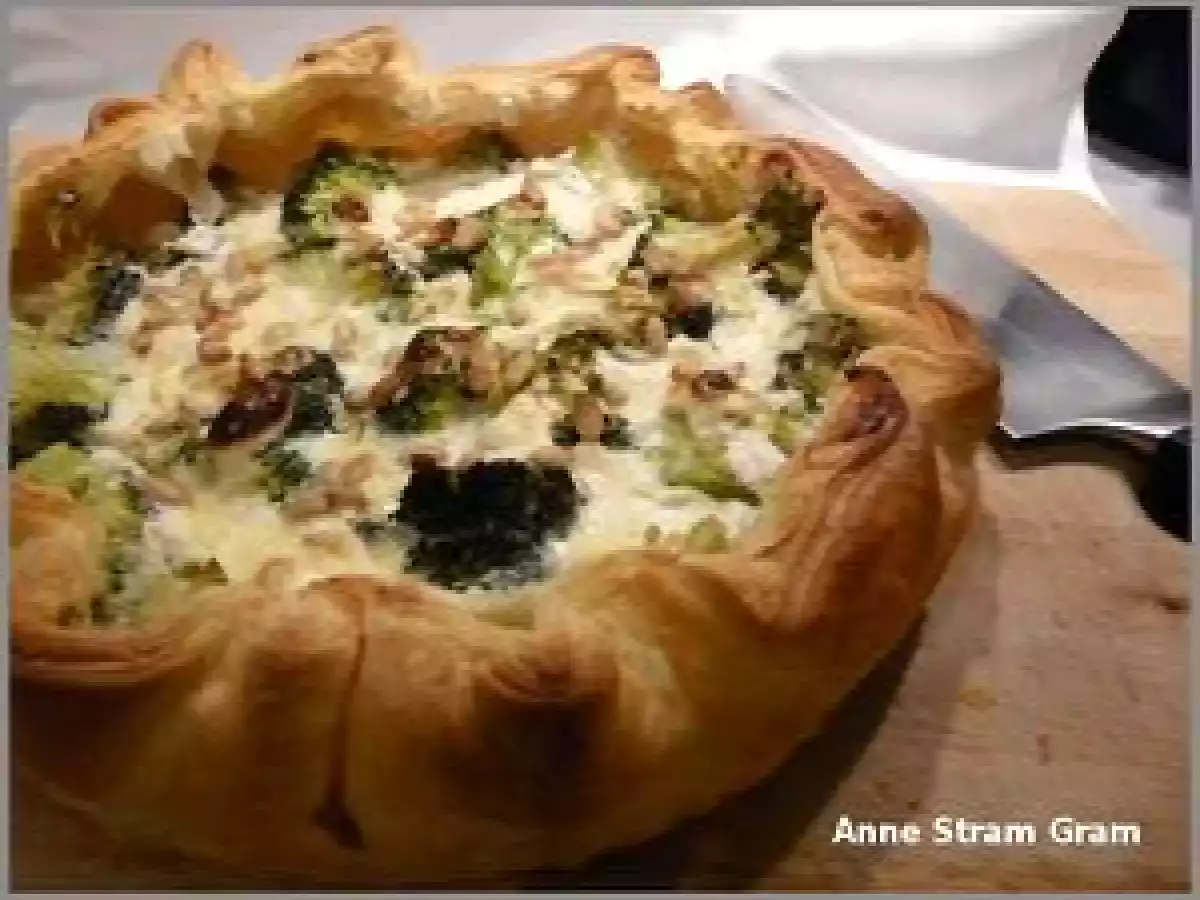 Tarte au brocoli et au chèvre