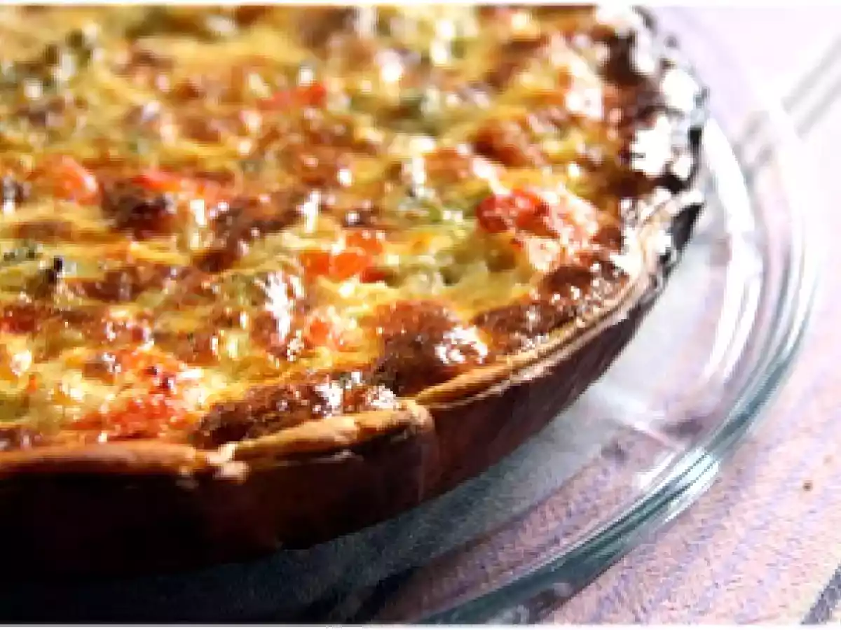 Tarte au brocoli et aux crevettes