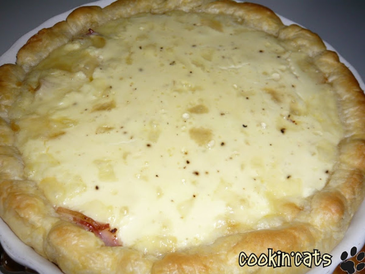 Recette de tarte au cantal savoureuse et facile à réaliser