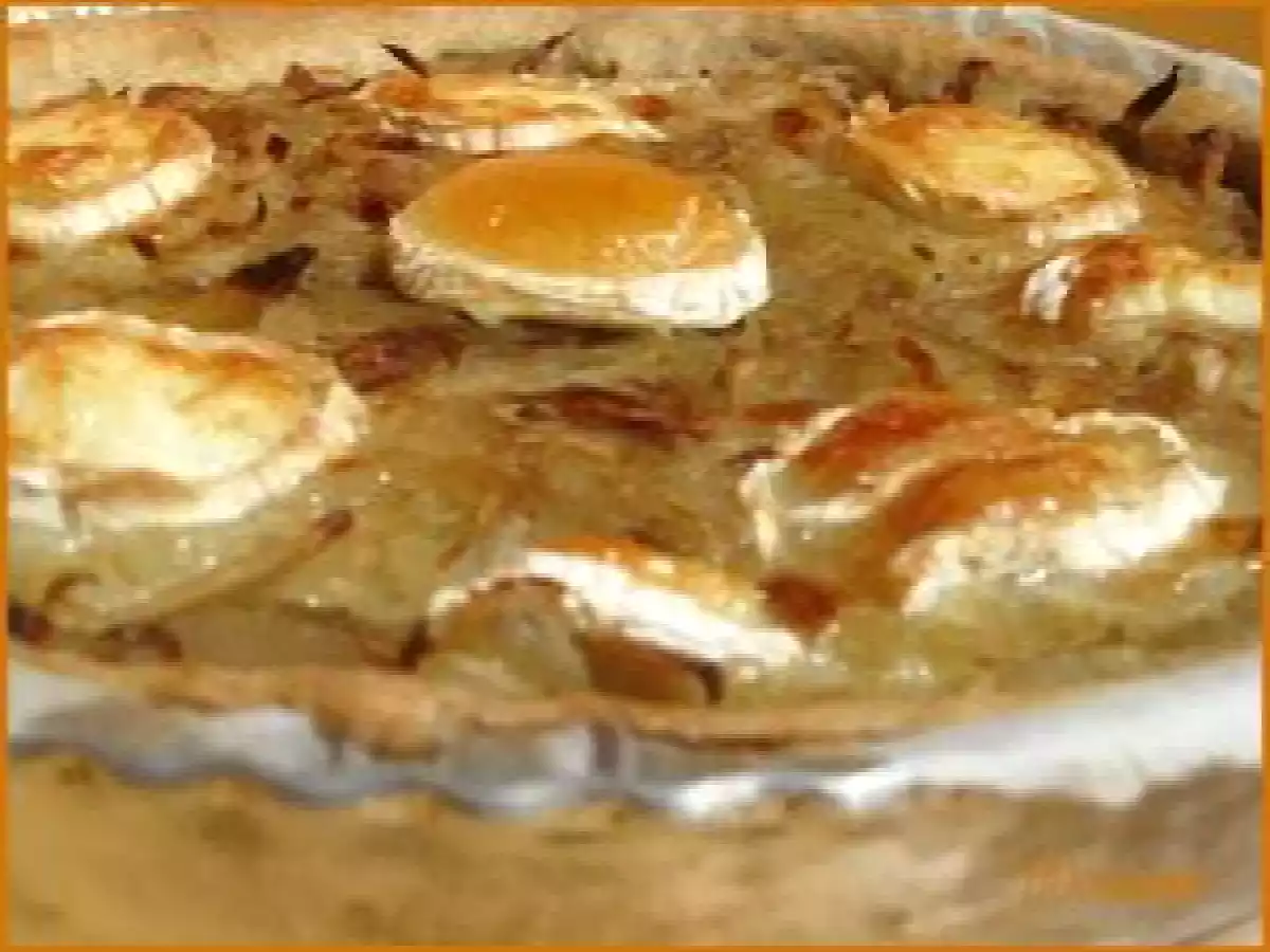 Tarte au chèvre et aux échalotes de Sophie - photo 2