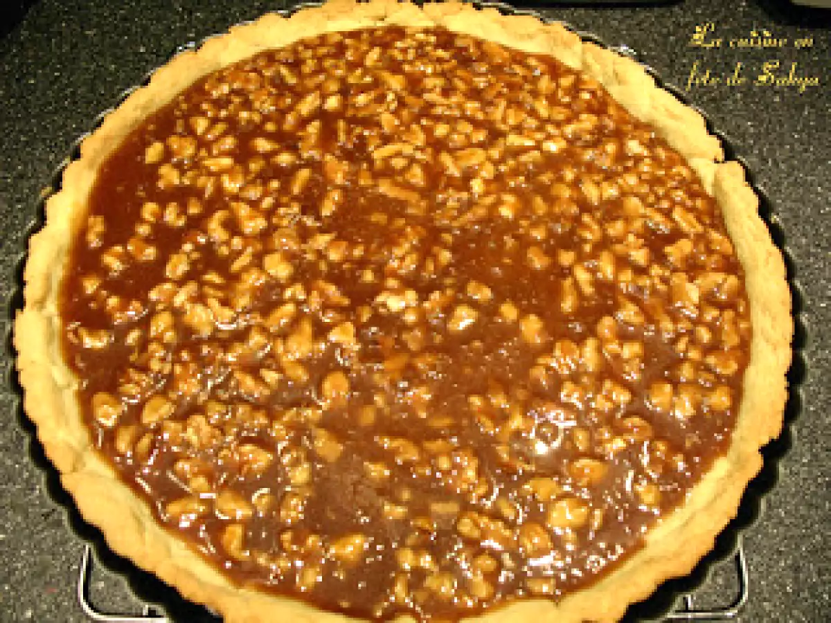 Tarte au chocolat, au caramel et aux noix de Grenoble, HIT # 1 - photo 3