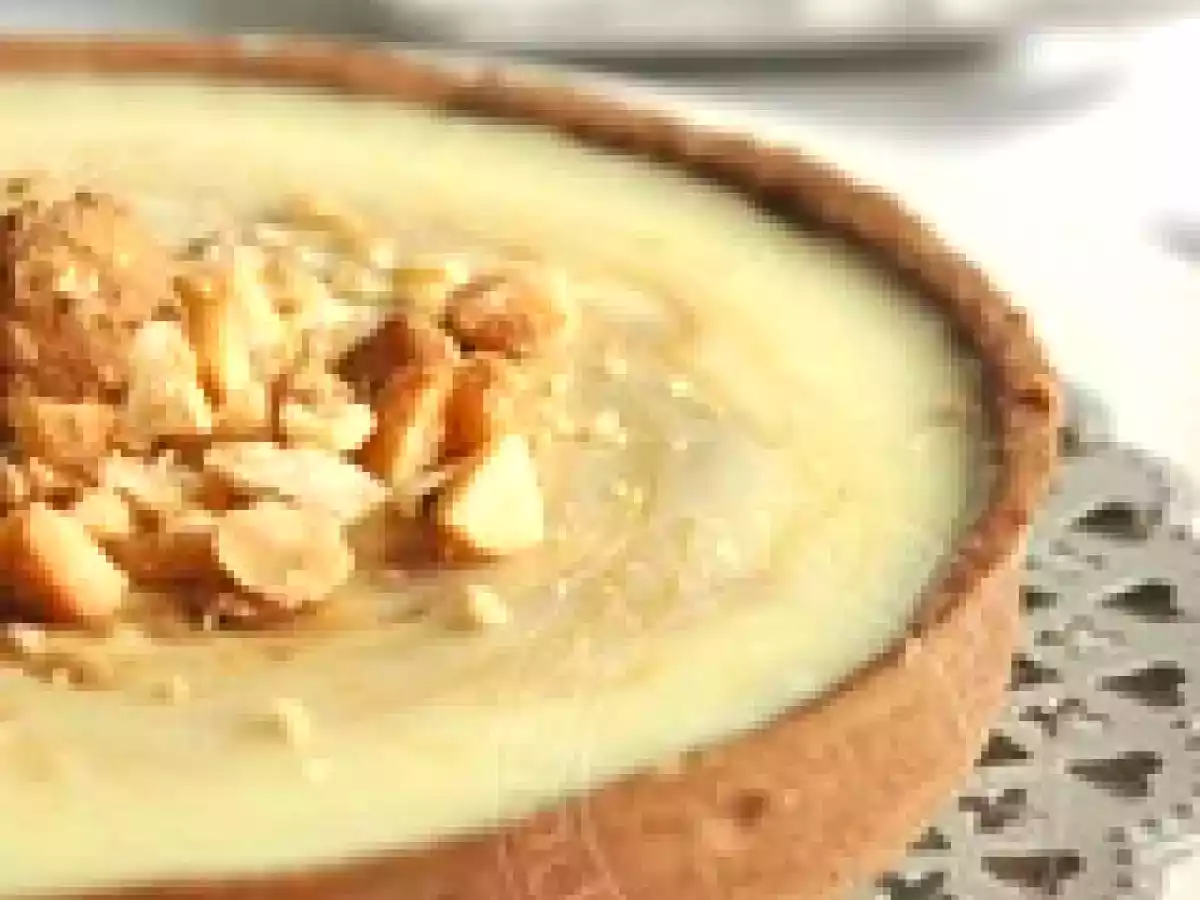 Tarte au chocolat blanc et pâte de spéculoos