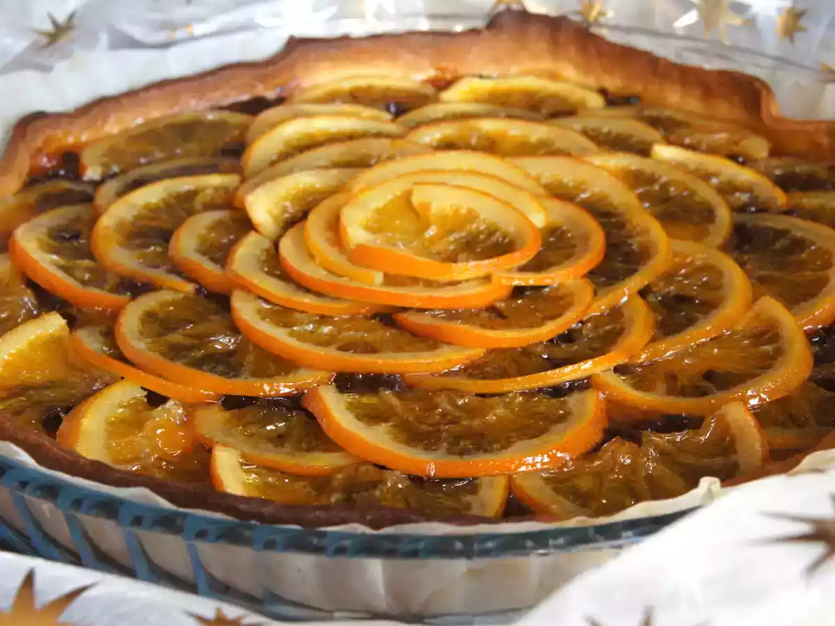 Tarte au chocolat orange - photo 2