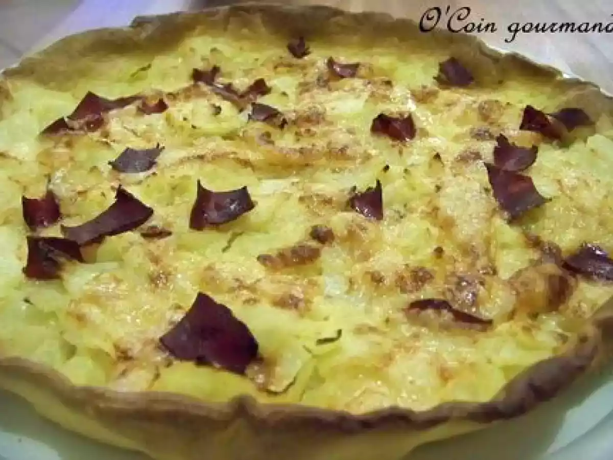 Tarte au chou blanc curry et miel