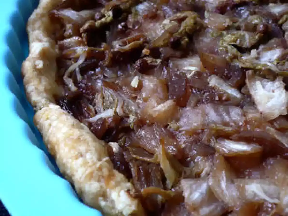 Tarte au chou chinois, oignon confit et baies de sichuan - photo 4