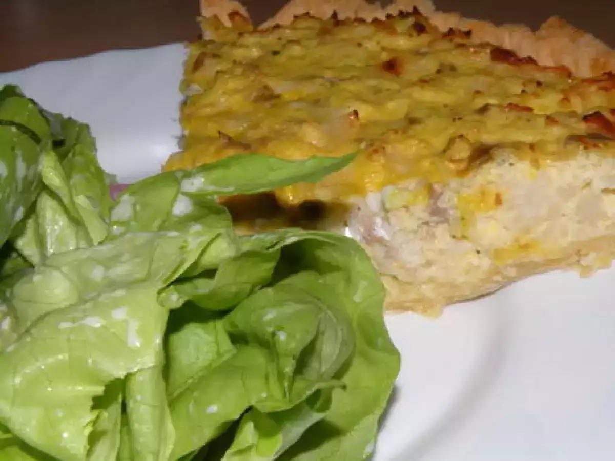 Tarte au chou-fleur et filet de lieu noir - photo 2