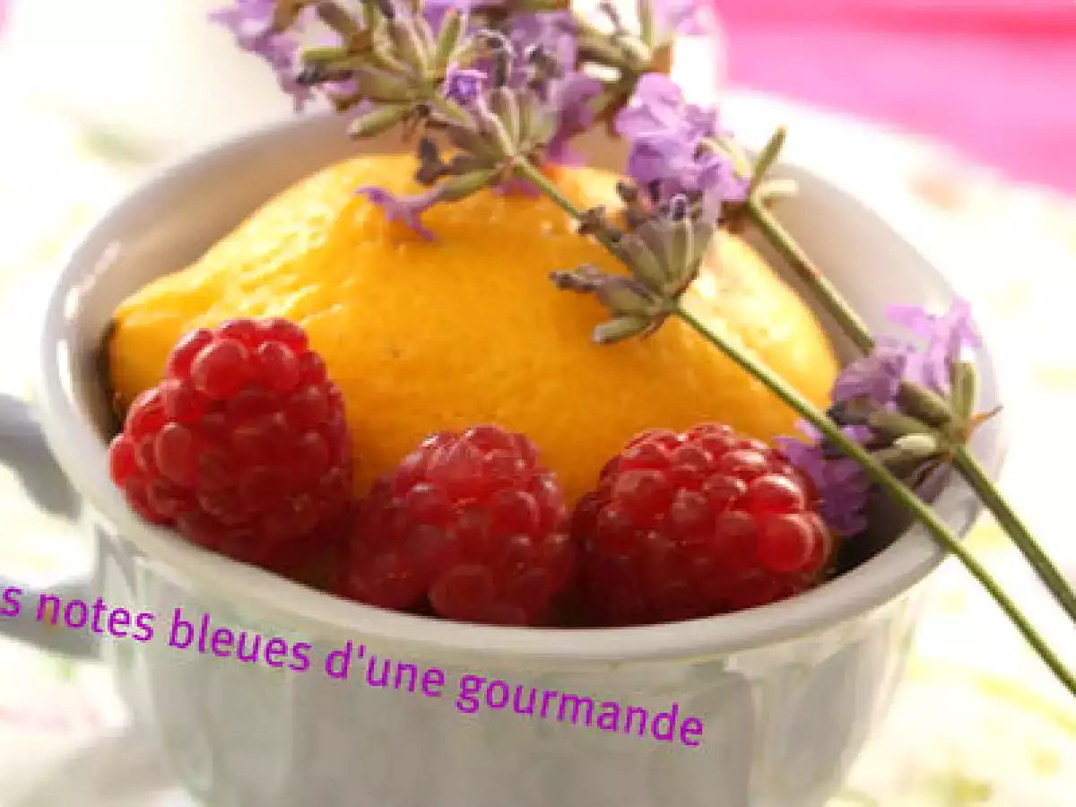 Tarte au citron, au mascarpone, framboise et lavande - photo 3