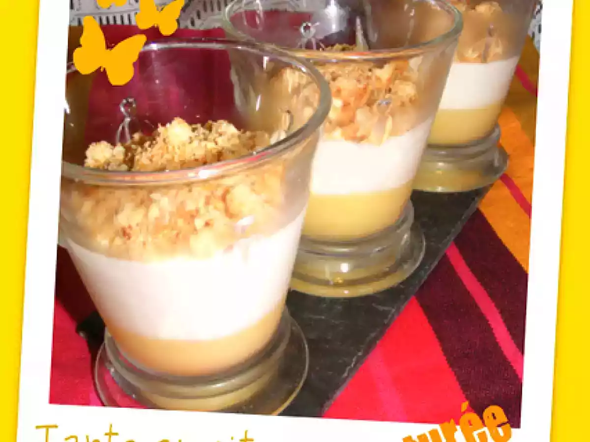 Tarte au citron déstructurée