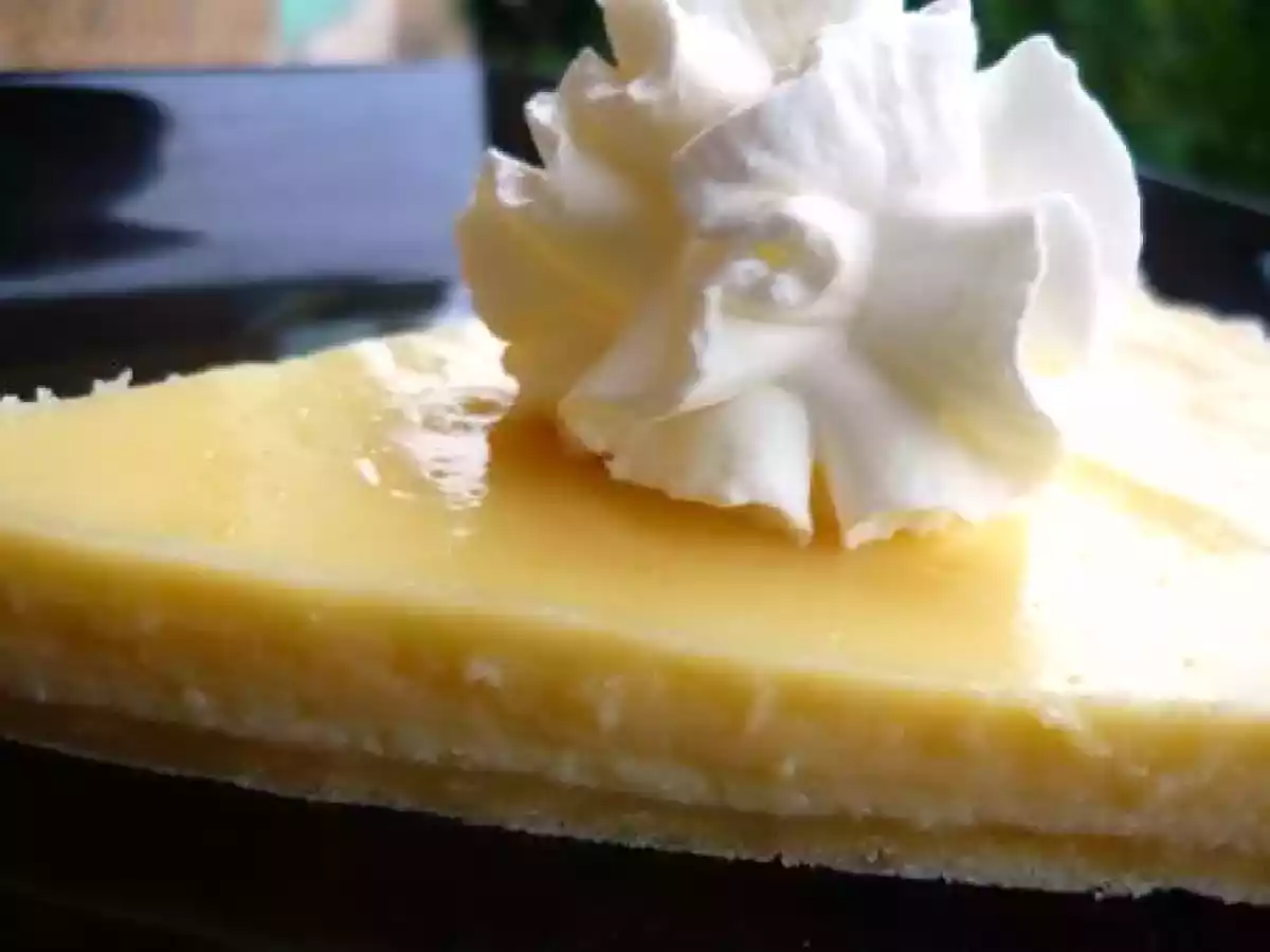 Tarte au citron et au lait concentré