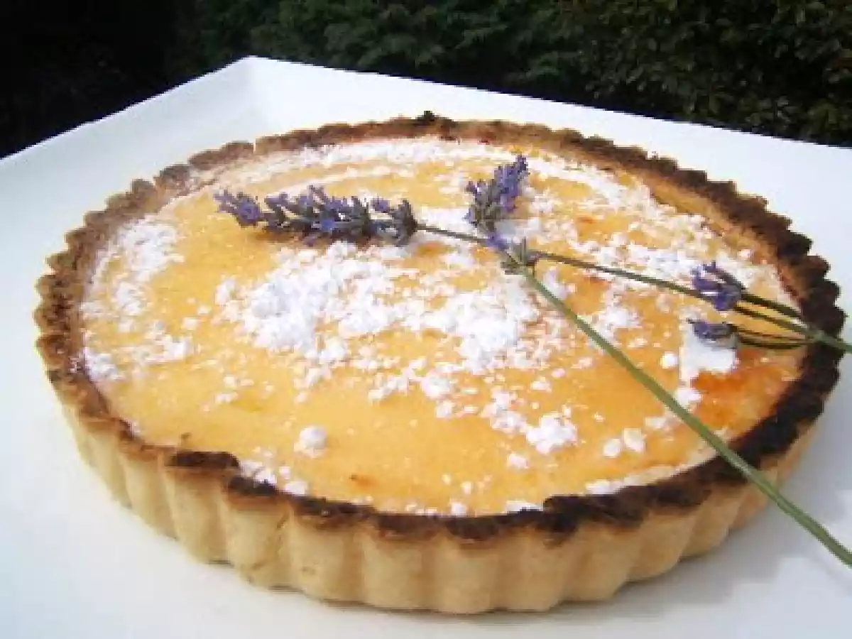 Tarte au citron et aux fleurs de lavande - photo 2