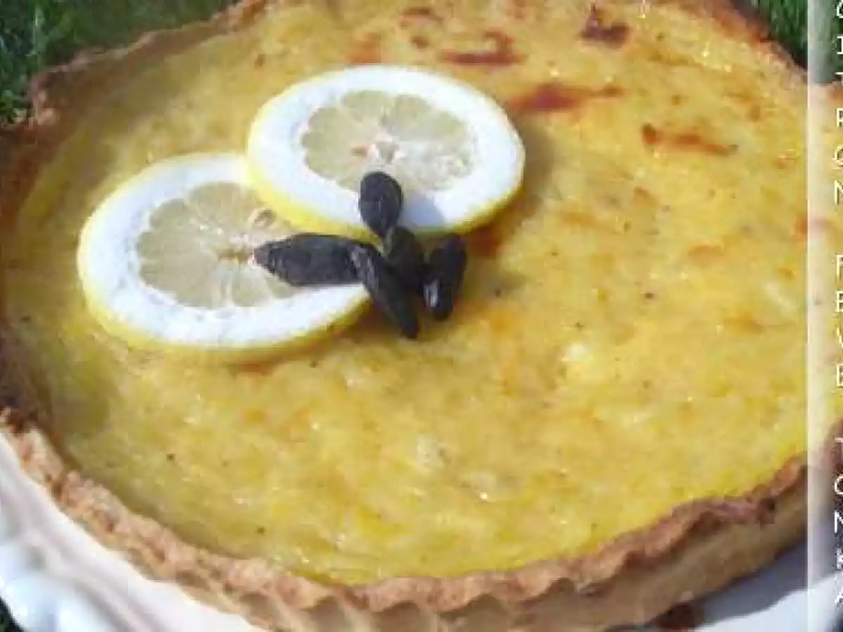 Tarte au Citron et Fève de Tonka