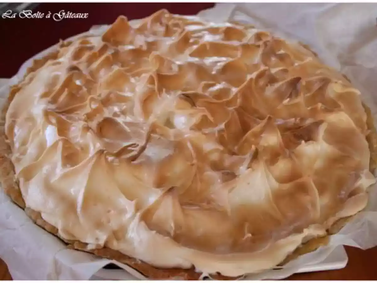 Tarte au citron meringuée à la crème fraiche