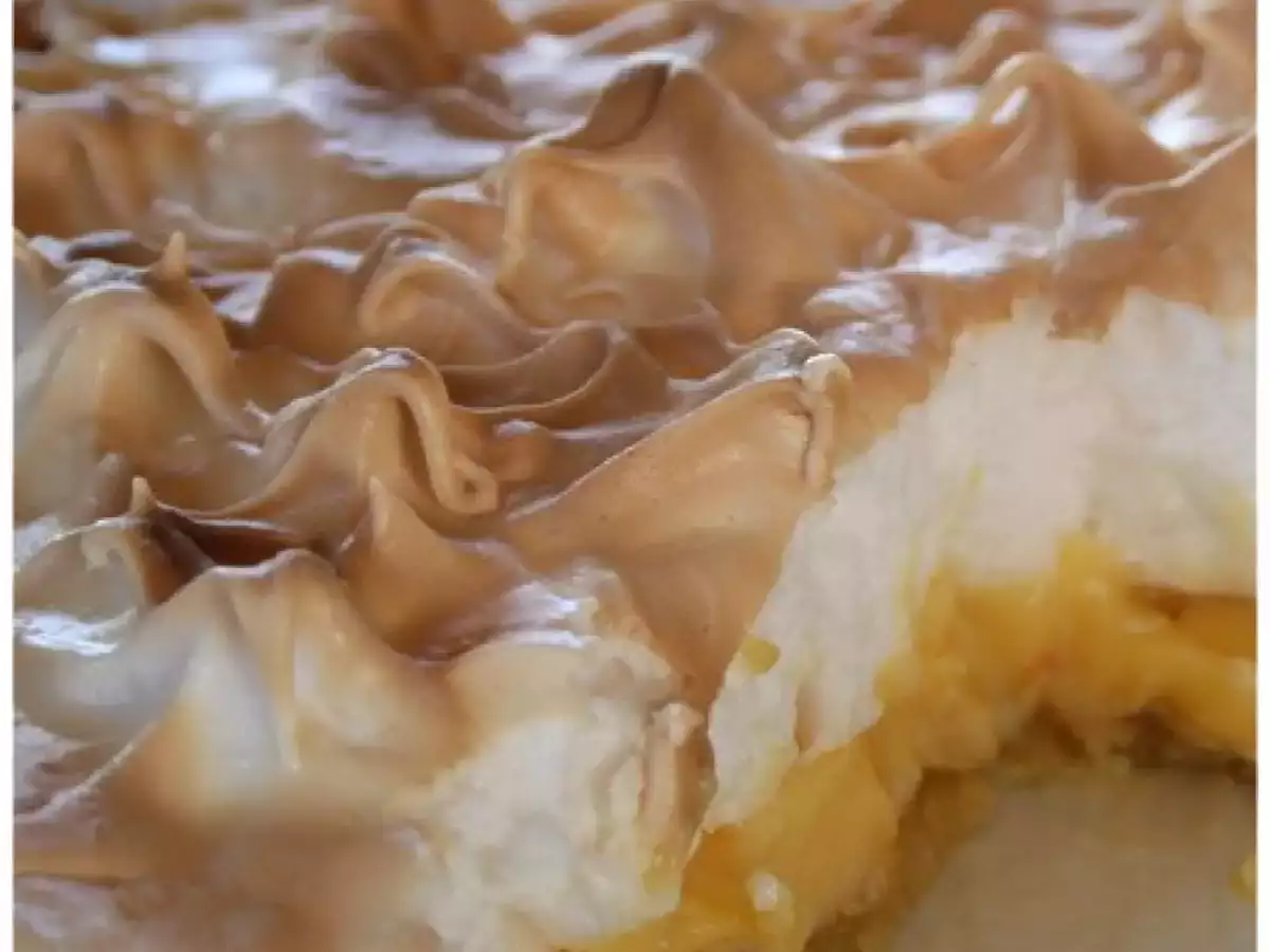 Tarte au citron meringuée à la crème fraiche - photo 2