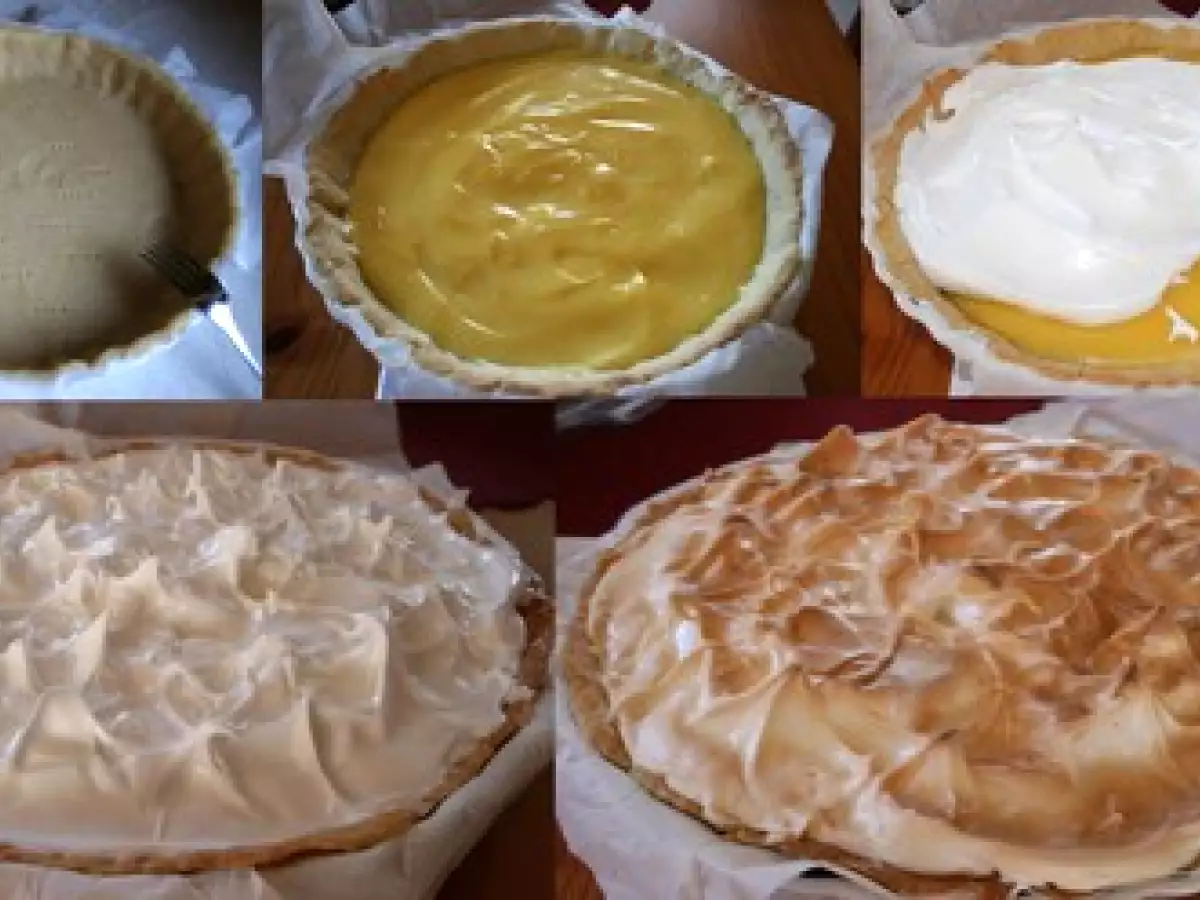 Tarte au citron meringuée à la crème fraiche - photo 3