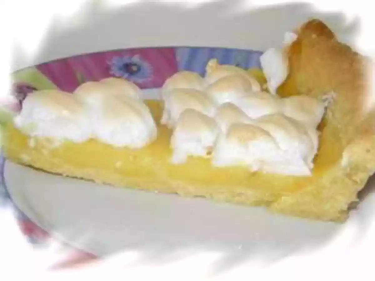 Tarte au citron meringuée avec creme au micro onde