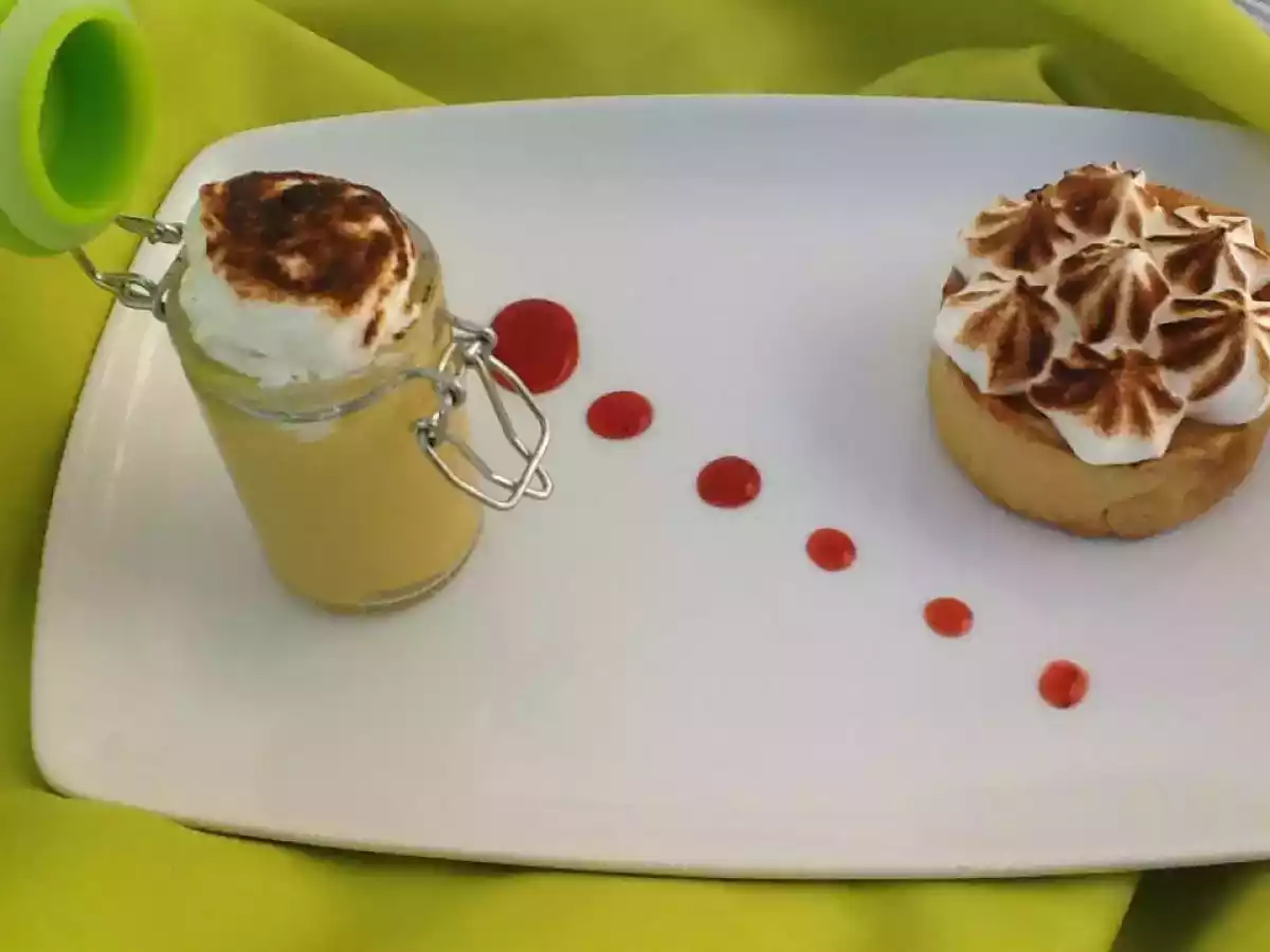 Tarte au citron meringuée individuelle