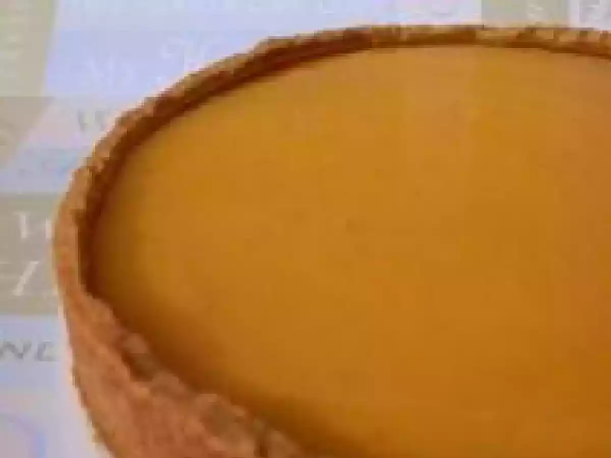 Tarte au citron, safran et huile d'olive...