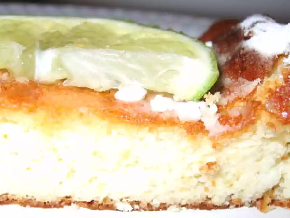 Tarte au citron vert et au chocolat blanc