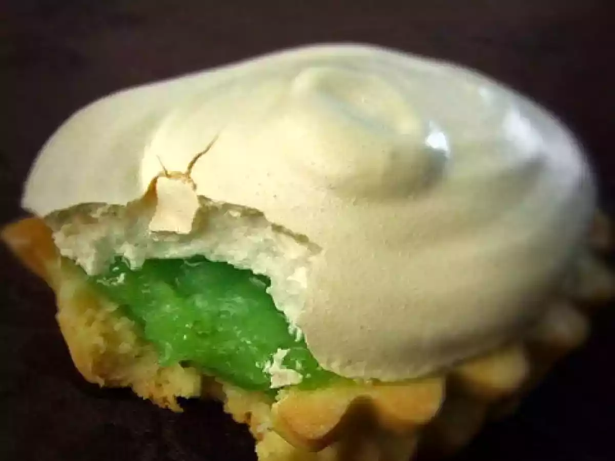 Tarte au citron vert et meringue italienne