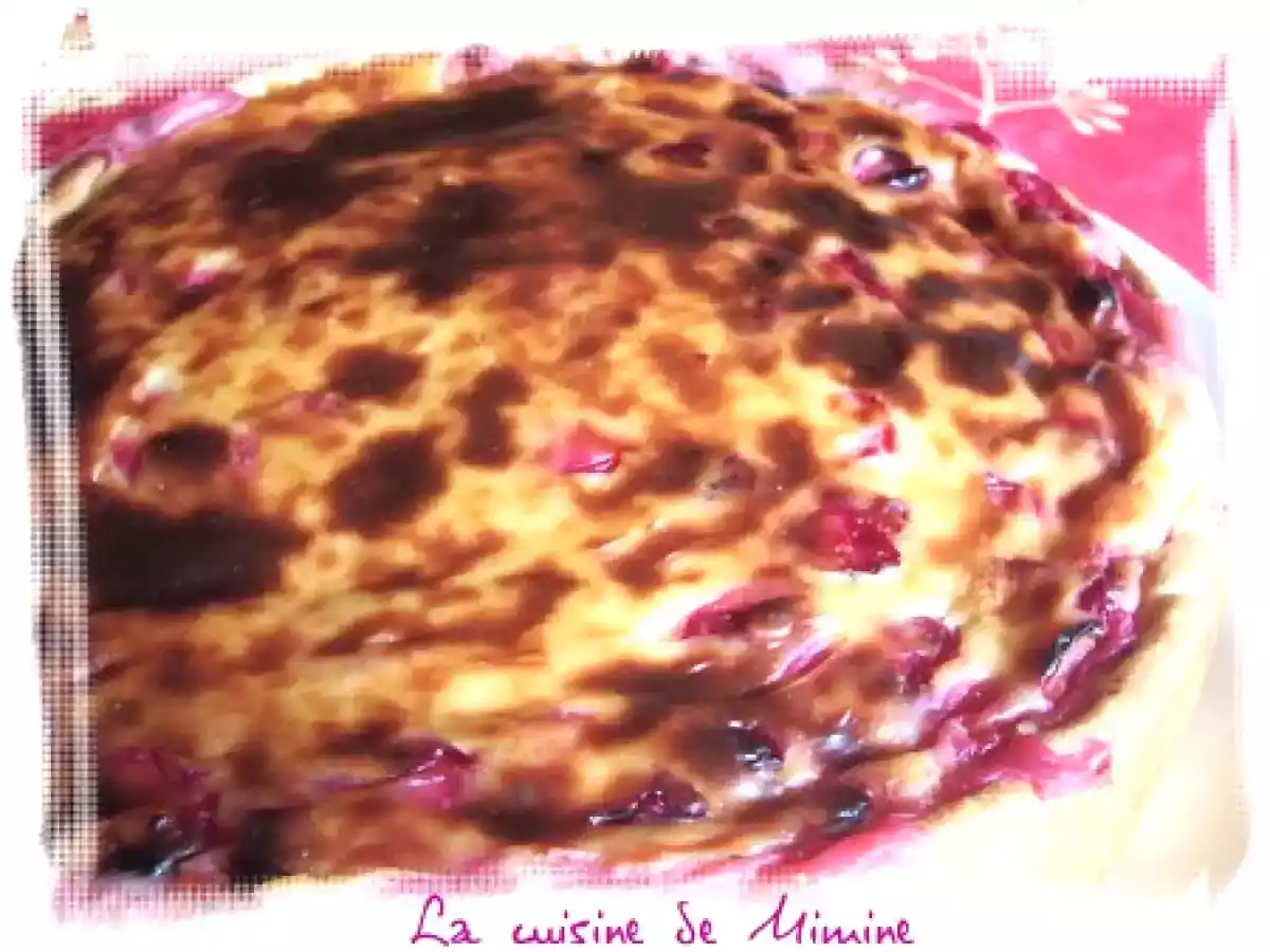 Tarte au flan et aux cerises aigres - photo 2
